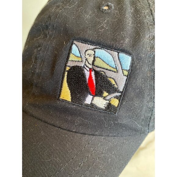 The Driver Provider Black Embroidered Patch Hat Cap Adjustable - Picture 2 of 6